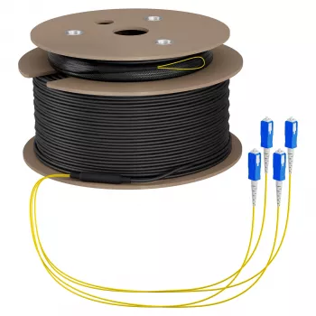 EFB Trunkkabel U-DQ(ZN)BH OS2 4E (1x4) SC-SC 140m Dca LSZH G657A1