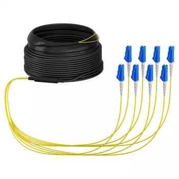 EFB Trunk Kabel U-DQ(ZN)BH OS2 8E (1x8) LC-LC 10m Dca LSZH G657A1