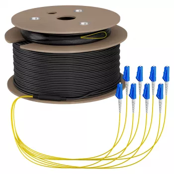 EFB Trunk Kabel U-DQ(ZN)BH OS2 8E (1x8) LC-LC 170m Dca LSZH G657A1