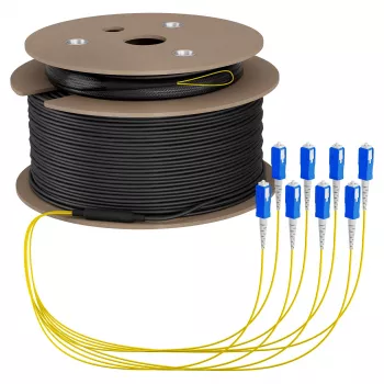EFB Trunk Kabel U-DQ(ZN)BH OS2 8E (1x8) SC-SC 100m Dca LSZH G657A1