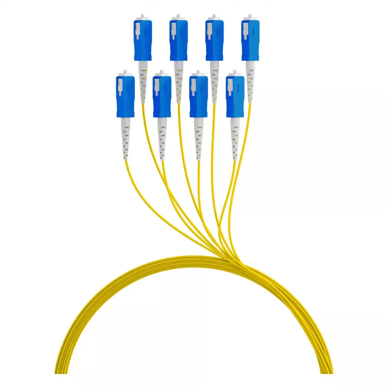 EFB Trunk-Kabel U-DQ(ZN)BH OS2 8E (1x8) SC-SC 80m Dca LSZH G657A1