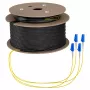 EFB Trunk Kabel U-DQ(ZN)BH OS2 4E (1x4) LC-LC 90m Dca LSZH G657A1