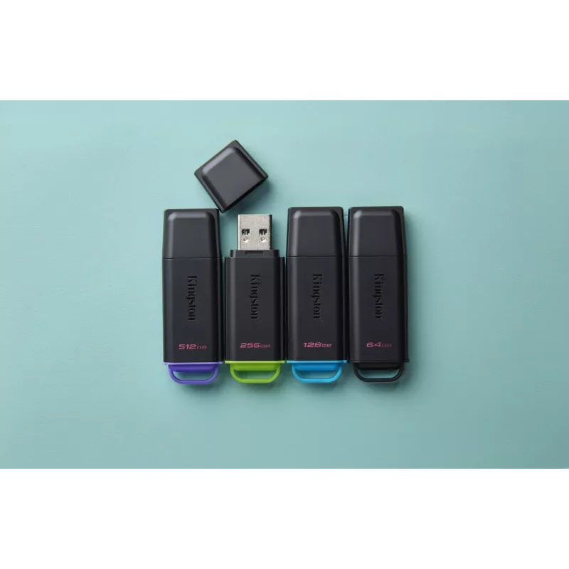Kingston Technology DataTraveler 128GB Tragbarer USB 3.2 Gen 1 Exodia Schwarz/Blau