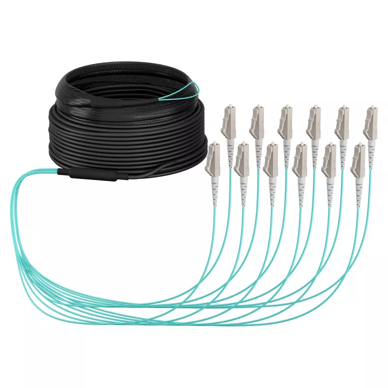 EFB Trunkkabel U-DQ(ZN)BH OM3 12G (1x12) LC-LC 20m Dca LSZH