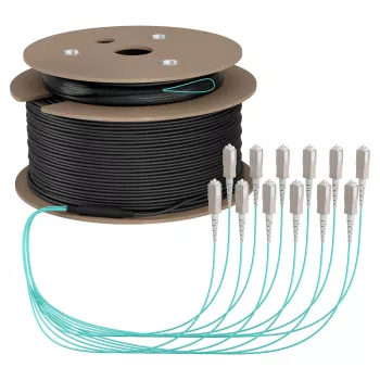 EFB Trunk-Kabel U-DQ(ZN)BH OM3 12G (1x12) SC-SC 50m Dca LSZH