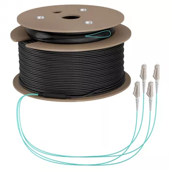 EFB Trunk Kabel U-DQ(ZN)BH OM3 4G (1x4) LC-LC 200m Dca LSZH