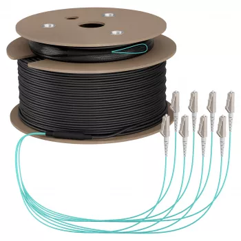 EFB Trunk Kabel U-DQ(ZN)BH OM3 8G (1x8) LC-LC 180m Dca LSZH