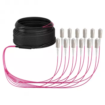 EFB Trunk Kabel U-DQ(ZN)BH OM4 12G (1x12) SC-SC 10m Dca LSZH