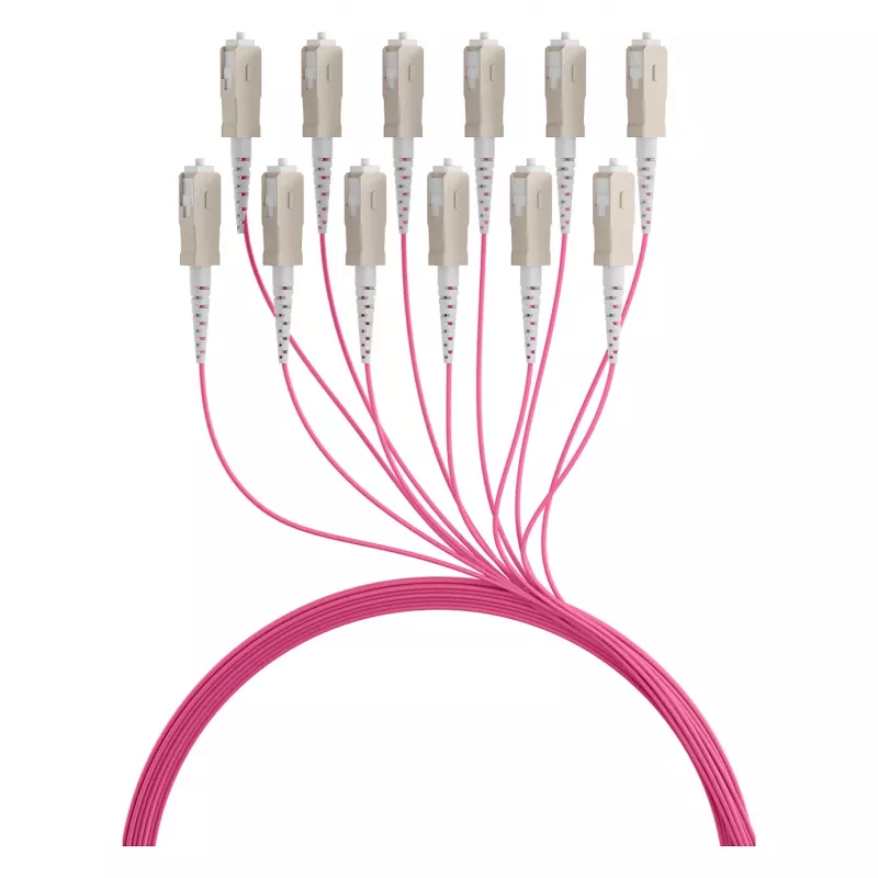 EFB Trunkkabel U-DQ(ZN)BH OM4 12G (1x12) SC-SC 70m Dca LSZH