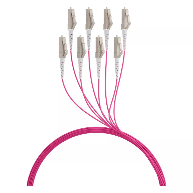 EFB Trunk Kabel U-DQ(ZN)BH OM4 8G (1x8) LC-LC 30m Dca LSZH