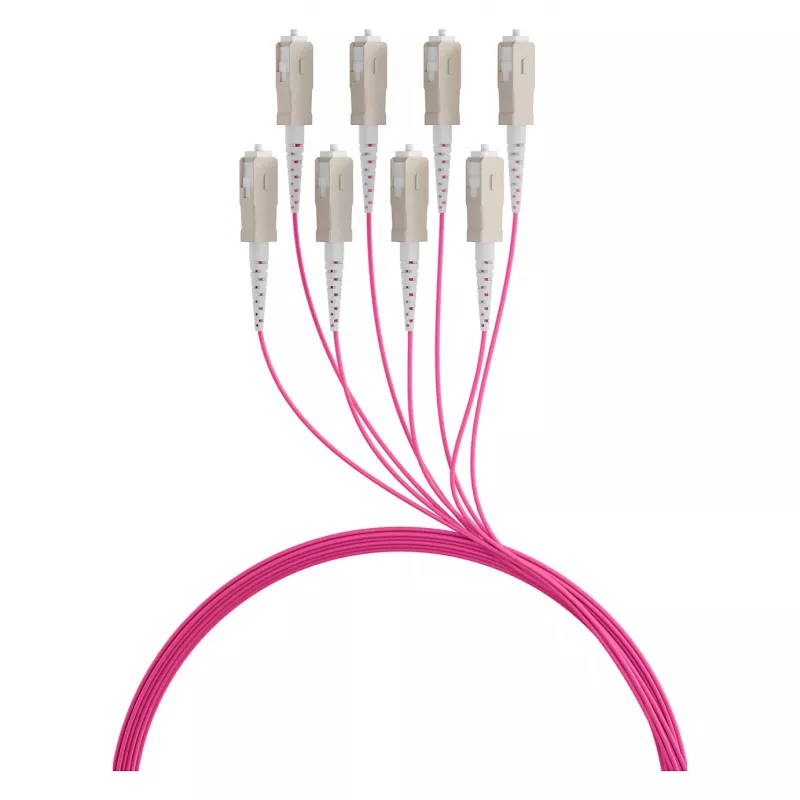 EFB Trunkkabel U-DQ(ZN)BH OM4 8G (1x8) SC-SC 60m Dca LSZH