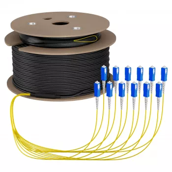 EFB Trunk Kabel U-DQ(ZN)BH OS2 12E (1x12) SC-SC 70m Dca LSZH G657A1