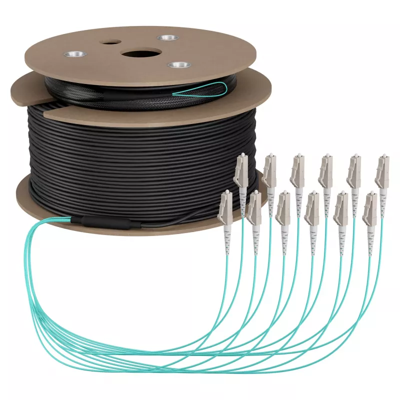 EFB Trunkkabel U-DQ(ZN)BH OM3 12G (1x12) LC-LC 190m Dca LSZH