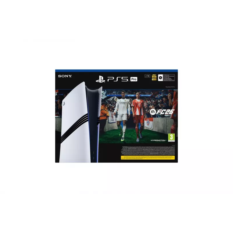 Sony Playstation 5 Pro FC26 Bundle 2 TB Wi-Fi Schwarz, Weiß