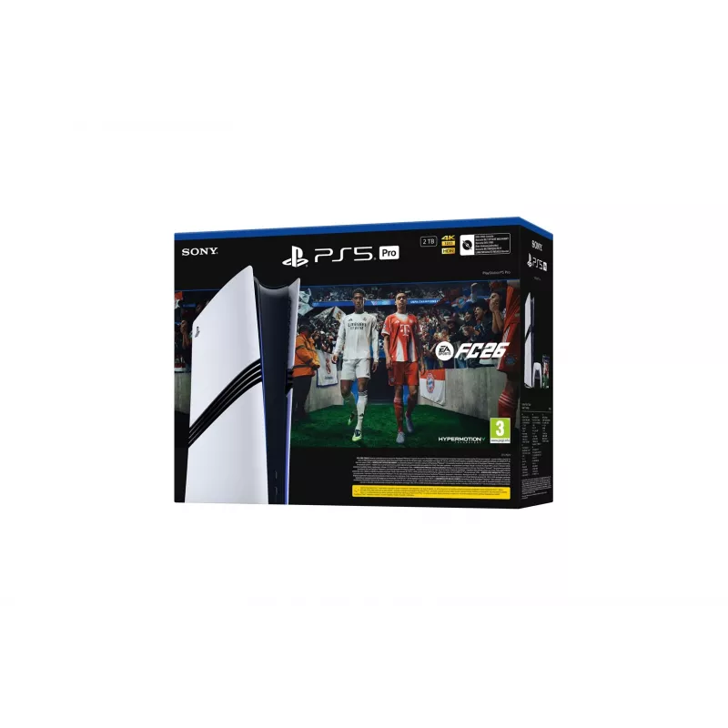 Sony Playstation 5 Pro FC26 Bundle 2 TB Wi-Fi Schwarz, Weiß