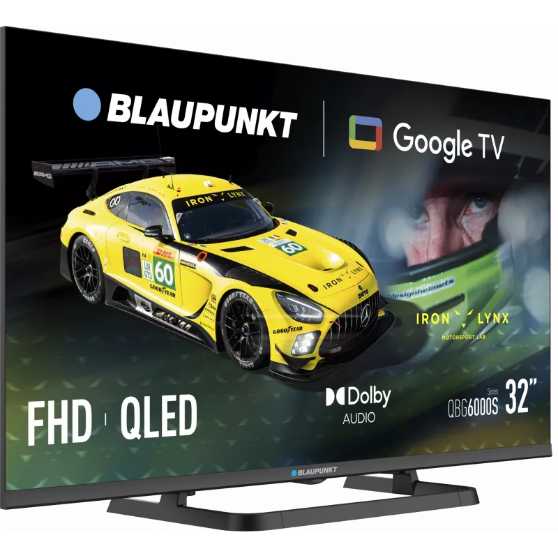 Blaupunkt QLED TV | 32QBG6000S | 32 Zoll | Smart TV | Google TV | Schwarz