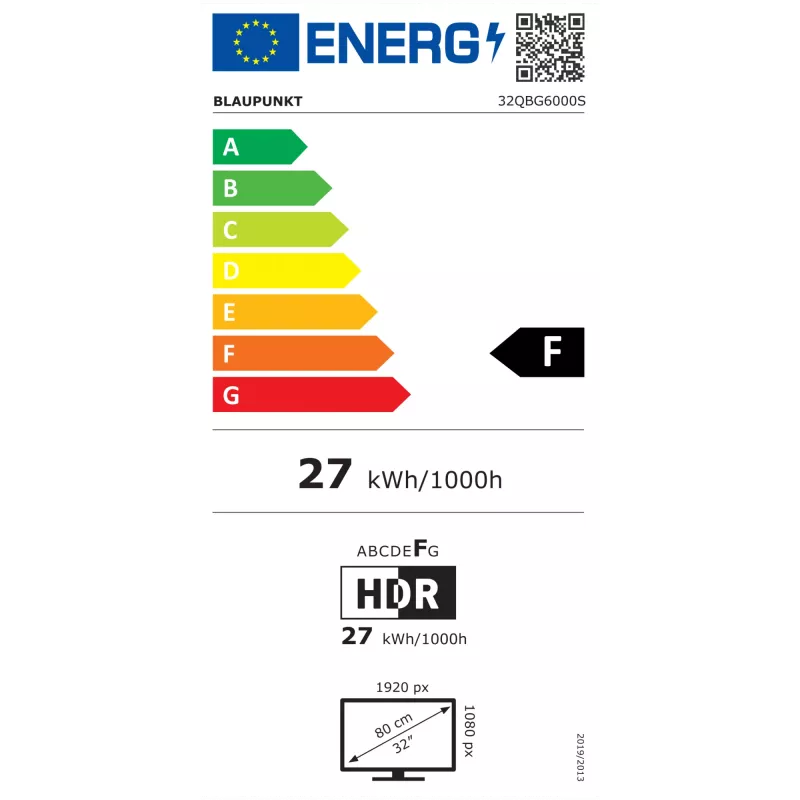 Blaupunkt QLED TV | 32QBG6000S | 32 Zoll | Smart TV | Google TV | Schwarz