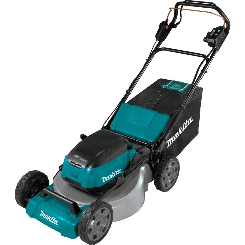Makita DLM532PT4 Rasenmäher Handrasenmäher batteriebetrieben Schwarz, Blau