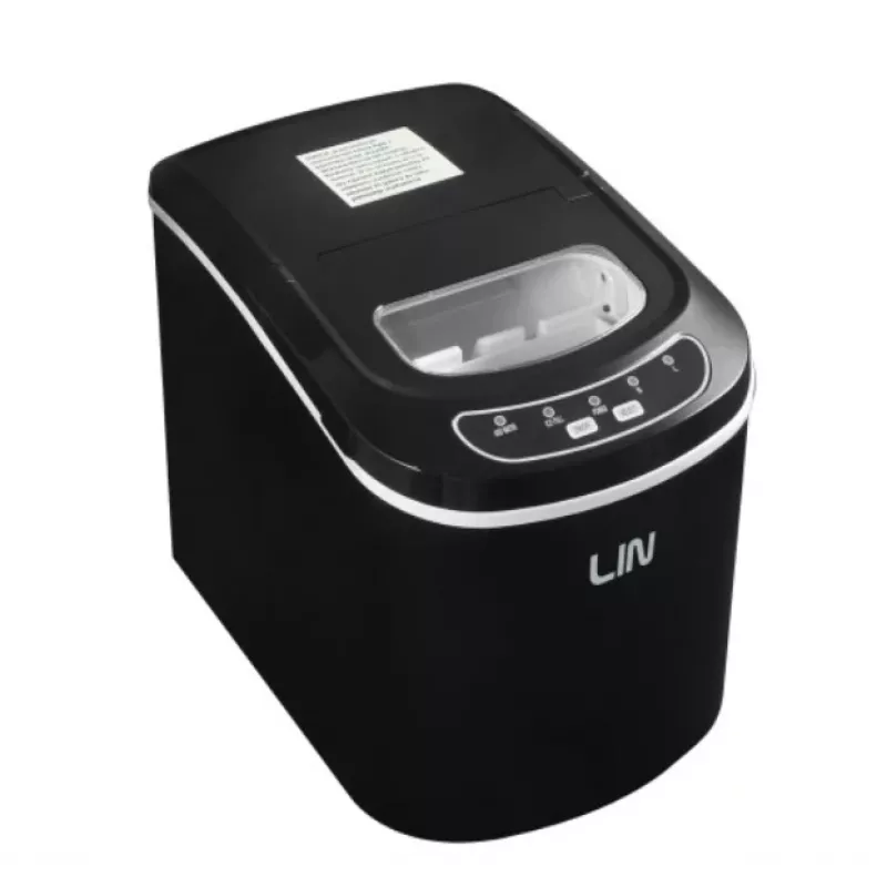 Tragbarer Eiswürfelbereiter LIN ICE PRO-B12 schwarz