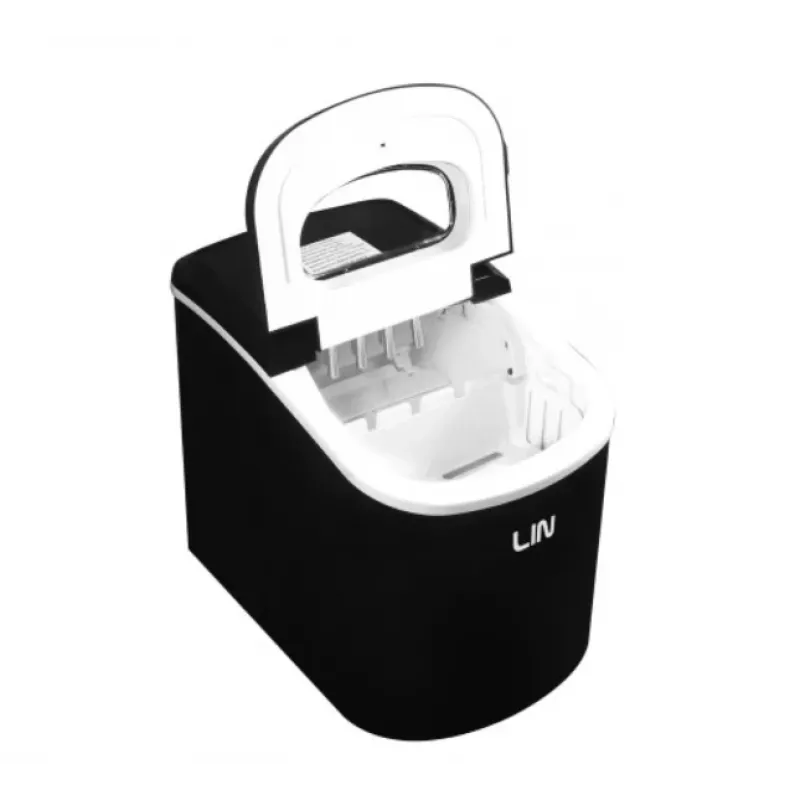 Tragbarer Eiswürfelbereiter LIN ICE PRO-B12 schwarz