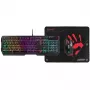 A4TECH BLOODY USB B1700 B140N +ES7 + BP-50M USB/ Esports Black USB Set (Tastatur+Maus+Pad) (EN)