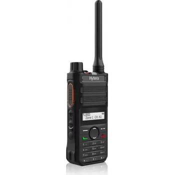 Tragbares Funkgerät HYTERA AP585 BT U1 400–470 MHz, 1500 mAh Li‑ion, kurze Antenne, Bluetooth 5.0, 1,4-Zoll-Monochrom-Display, IP54