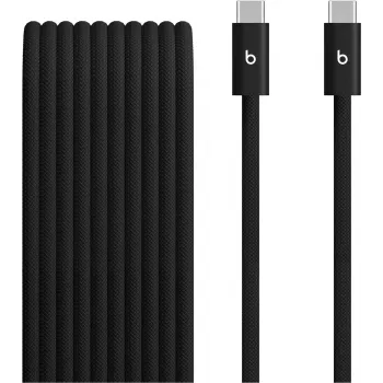 Apple Beats 240W USB-C auf USB-C geflochtenes Kabel 3m Bolt Schwarz MHX64ZM/A