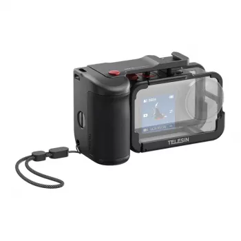 Telesin S6-FMS-22-TDJ Griff mit Rahmenhalterung für DJI Osmo Action 3/4/5 Pro