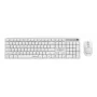 Tastatur +Maus Wrl ENG/WHITE KBS-WMS-01-W Gembird