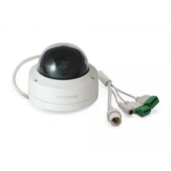 LevelOne GEMINI Fixed Dome IP-Netzwerkkamera, 4 Megapixel, H.265, 802.3af PoE, IR-LEDs, Innen-/Außenbereich