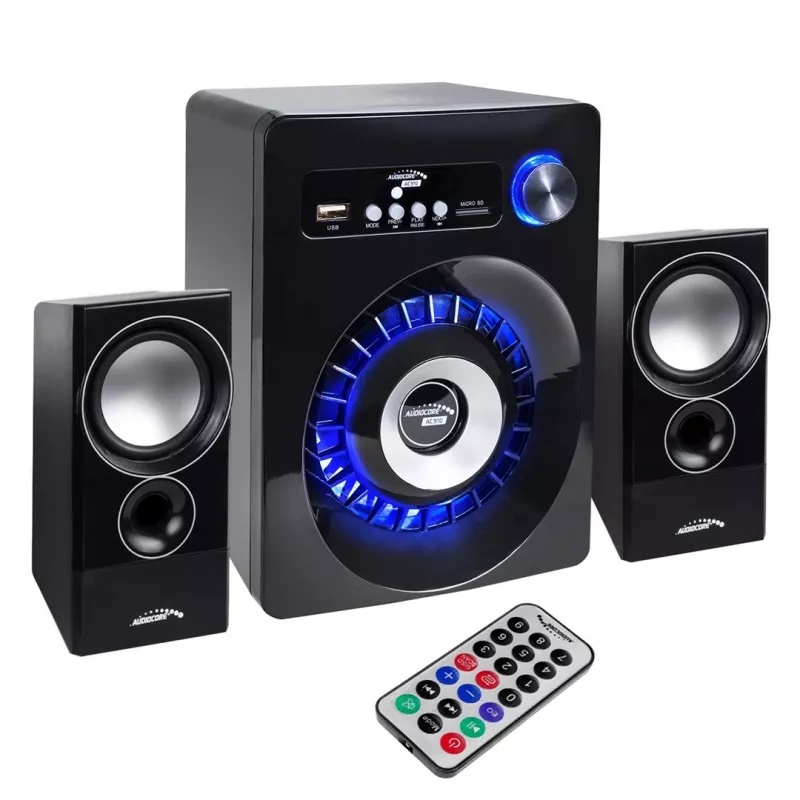 Audiocore AC910 Lautsprecher-Set 10 W PC / Laptop Schwarz Bluetooth