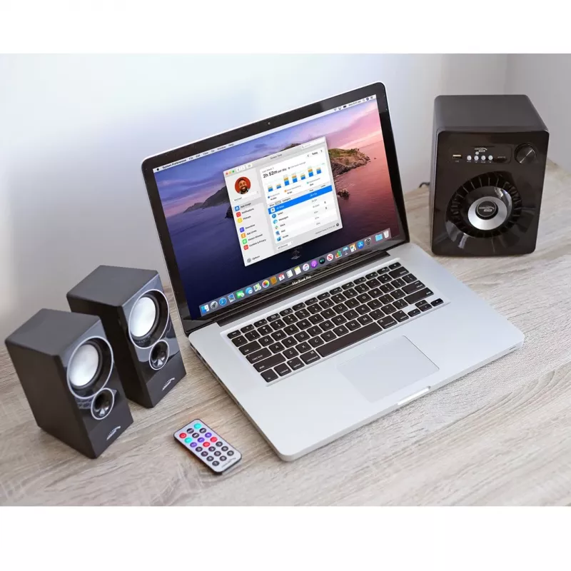 Audiocore AC910 Lautsprecher-Set 10 W PC / Laptop Schwarz Bluetooth
