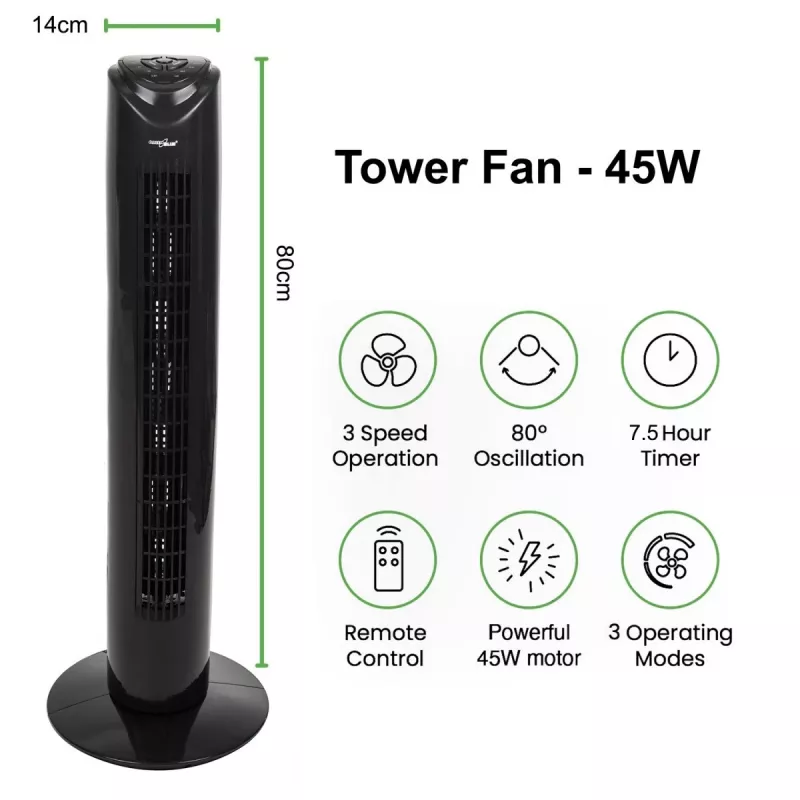 Turmventilator mit Fernbedienung GB645