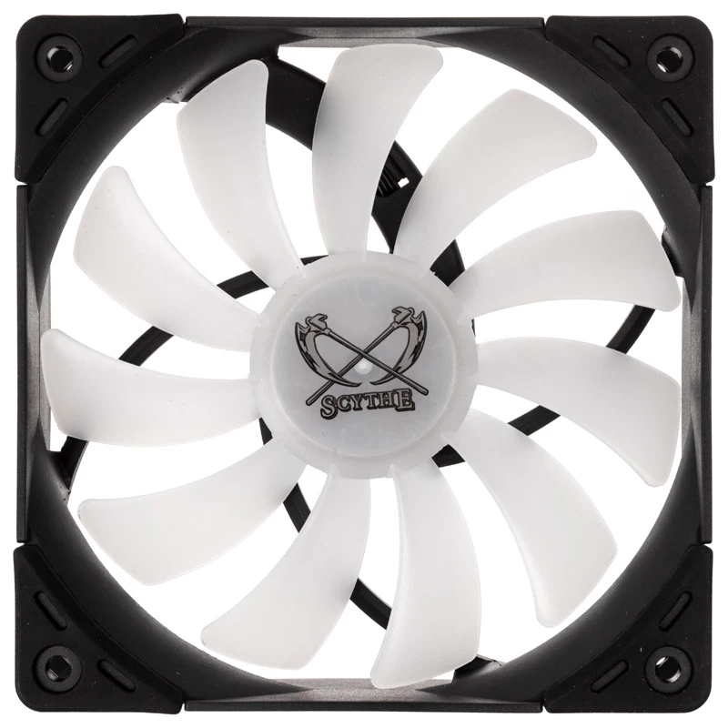 Kaze Flex 120 ARGB PWM 120x120x27 schwarz transparent 1800 rpm