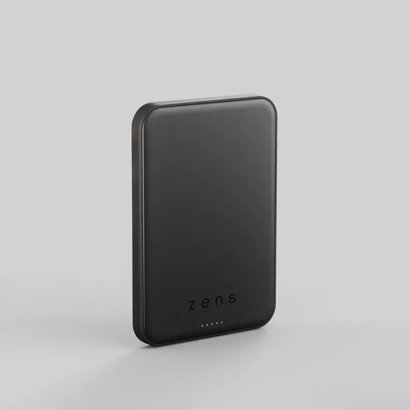 ZENS Pro 2 Semi Solid State Powerbank - Magnetische Powerbank 5000 mAh kompatibel mit MagSafe und Qi2.2 25W (schwarz)
