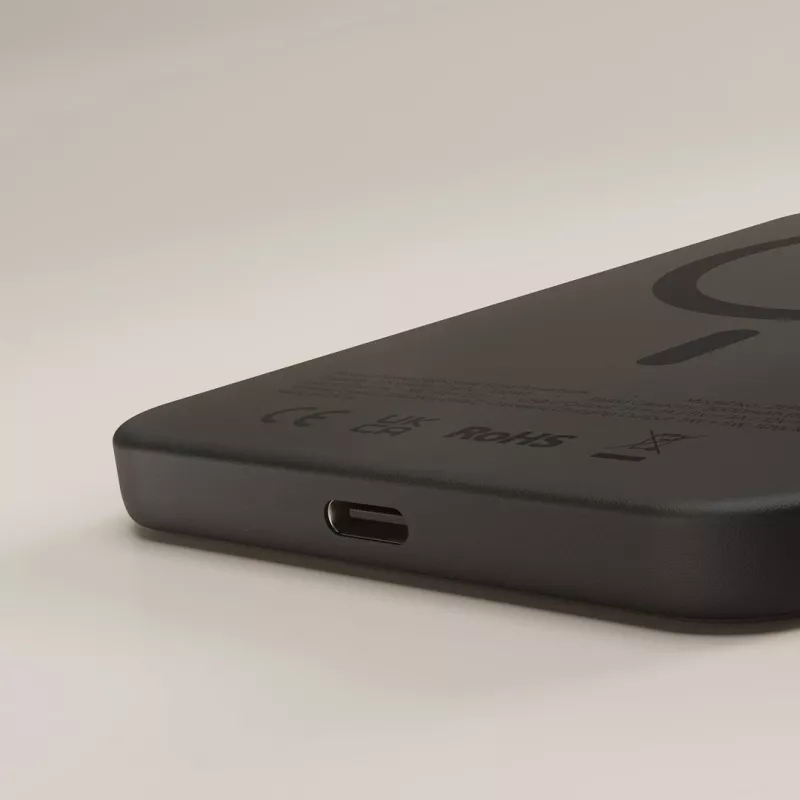 ZENS Pro 2 Semi Solid State Powerbank - Magnetische Powerbank 10000 mAh kompatibel mit MagSafe und Qi2.2 25W (schwarz)