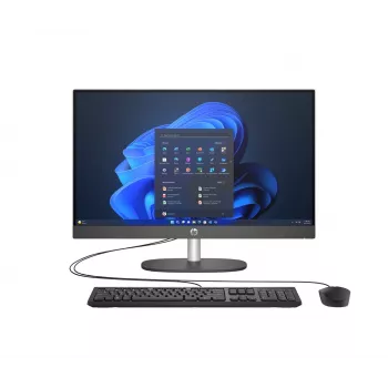 HP ProOne 245 G10 AiO Ryzen 7 77730U 23.8FHD IPS 250nits AG 16GB DDR4 3200 SSD512 Radeon Vega 8 Kb+Maus Cam 5Mpx + IR W11Pro Schwarz 3Y OnSite