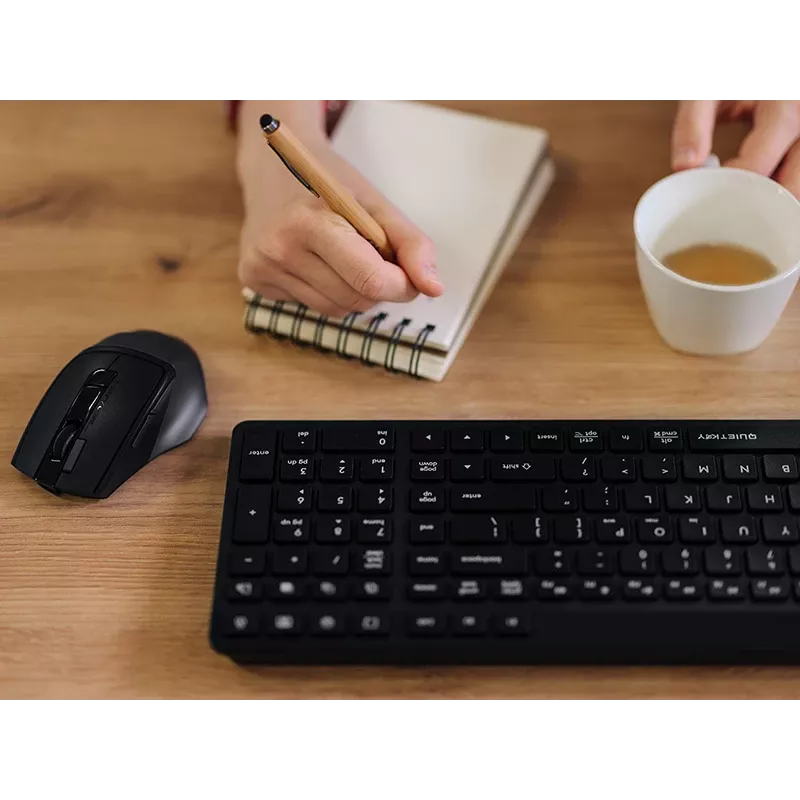 A4Tech Fstyler FBK27C AS 2,4GHz+BT Silent-Tastatur, schwarz