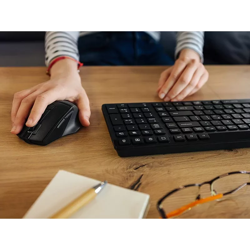 A4Tech Fstyler FBK27C AS 2,4GHz+BT Silent-Tastatur, schwarz