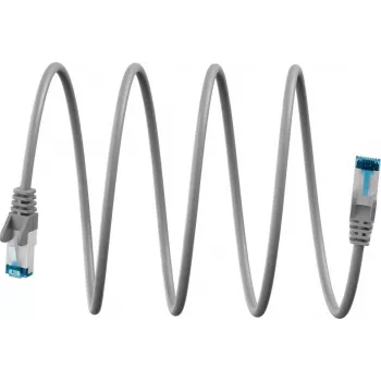 Goobay Ultra-Flexibles CAT 6A Patchkabel S/FTP (PiMF), Grau (79401)