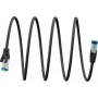 Goobay Ultra-Flexibles CAT 6A Patchkabel S/FTP (PiMF), schwarz (79416)