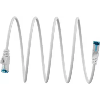 Goobay ultra-flexibles CAT 6A Patchkabel S/FTP (PiMF), Weiß (79420)