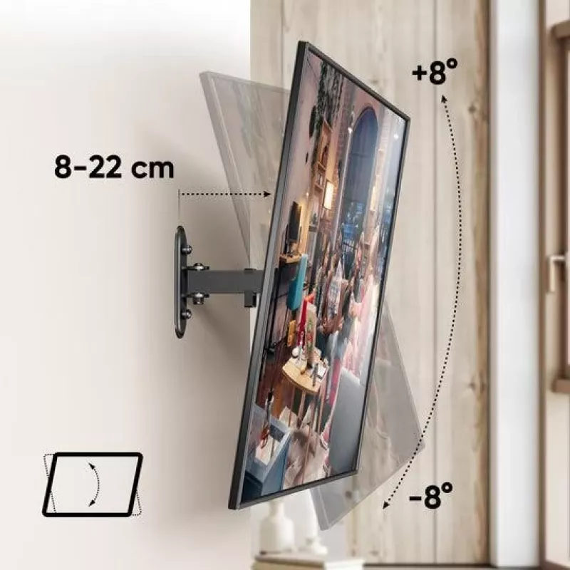 TV-Gerät Zubehör Wandhalterung /10-35/SCHWARZ R2-B Onkron