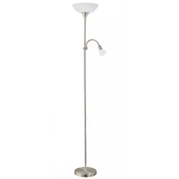 Stehlampen 82842 Opal Chrom E14/E27 25W