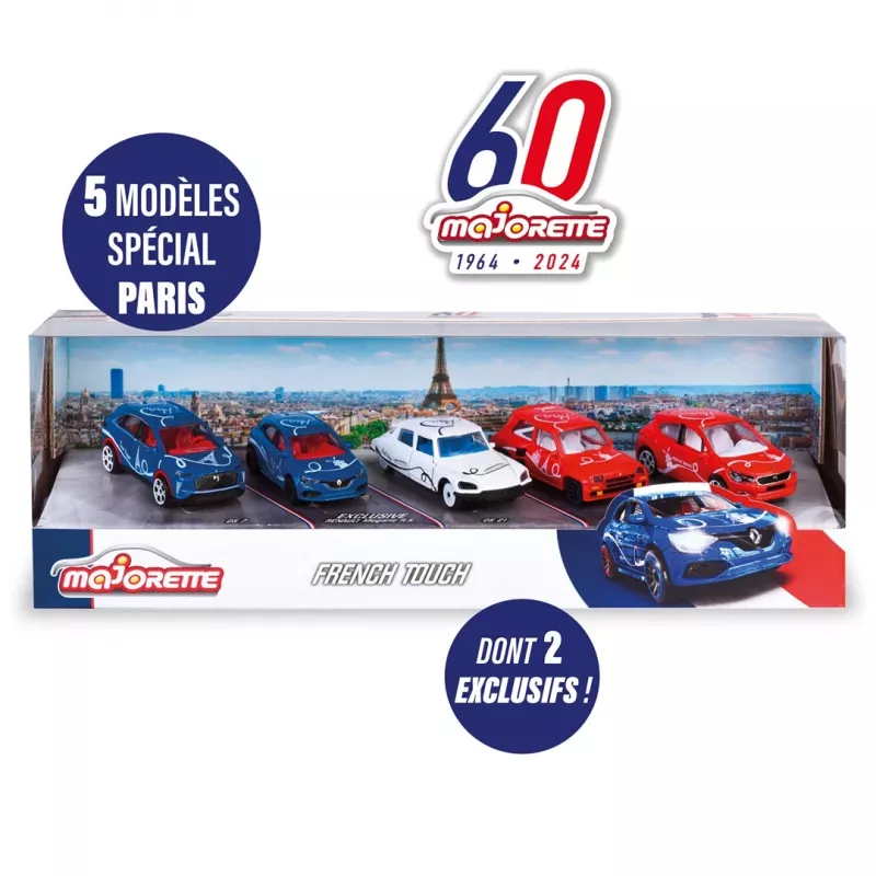 Majorette French Touch Modellauto-Set, 5-teilig (212055012)