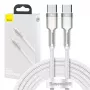 Kabel USB-C auf USB-C Baseus Cafule, 100W, 2m (weiß)