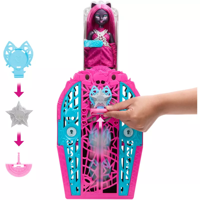 Monster High Puppe Catty Schwarz