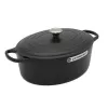 Le Creuset Signature Bräter oval 35 cm schwarz (21178350000430)