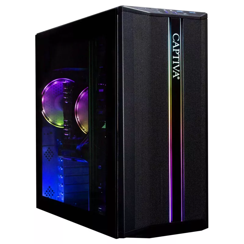 Captiva Advanced Gaming PC R92-707 AMD Ryzen 5 5500, 16GB RAM, 500GB SSD, GeForce RTX 5060 (8GB GDDR7), oOS