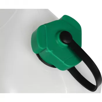 Wasserkanister 10L (Weiß/Transparent, mit Ablasshahn)